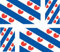 Akacha Aufkleber für Auto, Motorrad, Koffer, PC, Motiv: Friesische Flagge, 4 Stück