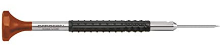 Bergeon 6899 - Cacciavite ergonomico, in acciaio inox e plastica delrin, testa ottagonale girevole, strumento per orologiaio