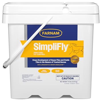 Farnam SimpliFly Feed-Thur Fly Control for Horses, 10 lb, 160 Day Supply