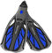 Aqua Speed Taucherflossen Erwachsene I Schwimmflossen Herren I Schnorchelflossen Anti-Rutsch I Flossen Schwimmen I Barfußflossen I Schwimmbadflossen I grau - blau I Gr. 46-47 I INOX
