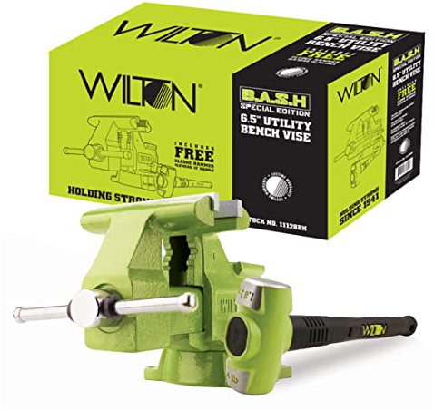 Wilton Special Edition B.A.S.H 16,5 cm Allzweck-Schraubstock und 1,8 kg Vorschlaghammer (11128BH)