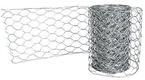 Rayher Deko-Gitter, Rolle 1,22 m, 21,5 cm breit, Gitterdraht zum Basteln, Hasengitter, Maschendraht, 2410721
