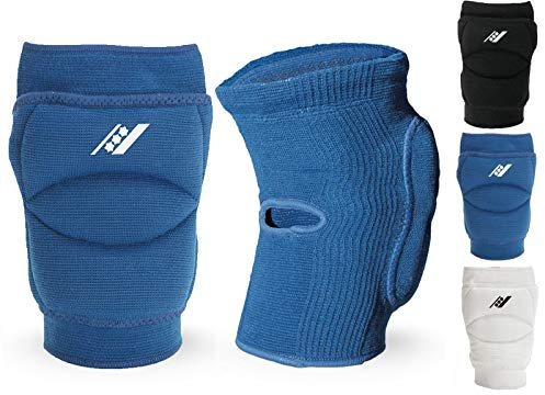 Rucanor Smash Knieschoner, 2 Stück Knieschutzer für Sport, Kniepolster mit Seitenaufprallsystem, Polyster, Unisex, S, Blau