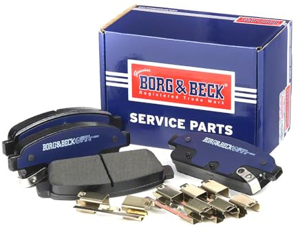 Borg & Beck BBP2214 Rear Brake Pads - Includes Wear Indicators/Leads (Bosch)
