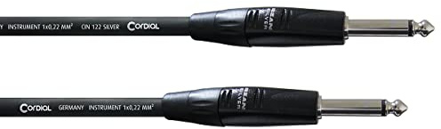 CORDIAL Kabel Gitarre jack 1,5 m Kabel INSTRUMENT Essentials Jacks recht