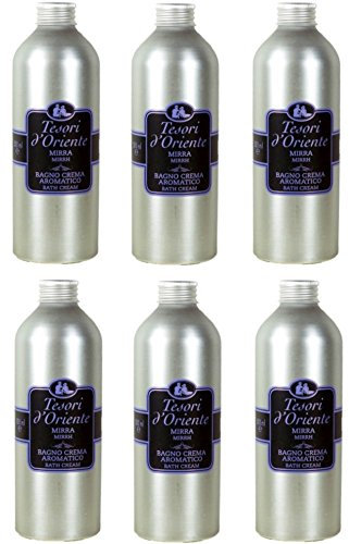 6 x Tesori D'Oriente Badecreme Myrrhe 500 ml