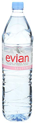 Evian Agua Mineral Natural 1.5L (paquete de 12 x 1.5ltr)