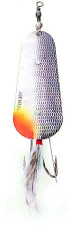 Jenzi Phantom-F Kraut Blinker Weiß Fisch 18g