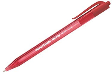 PAPER:MATE S0957050 Kugelschreiber InkJoy 100 RT, Strichfarbe: rot