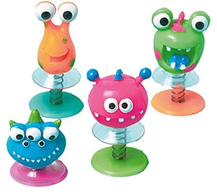 Amscan INT390620 - Pop Ups Figuren, 12 Stück, Plastik, Mitgebsel, Kindergeburtstag