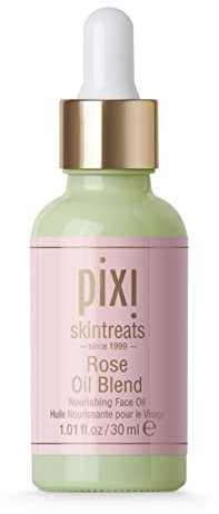 Pixi Mélange d'huiles de rose de beauté | Sérum pour le visage nourrissant à base de plantes | Huile préservant la jeunesse | Rajeunit la luminosité de la peau | 1,01 fl oz