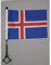 AZ FLAG - Fahrradfahne Island - 21x14 cm - Isländische Fahrradflagge 14 x 21 Cm - Fahrrad Flaggen