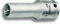 Hazet 880LG-E10 Douille carré creux 10 mm torx extérieur Taille E 10 longueur 65 mm