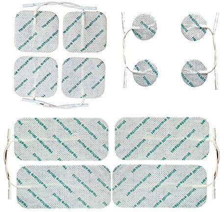Set of 12 Mixed TENS Replacement Pads – Universal Fit for TPN, NeuroTrac, TensCare, Lloyds, and Most TENS Machines