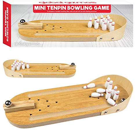 Global Gizmos Mini Tenpin Bowling Set
