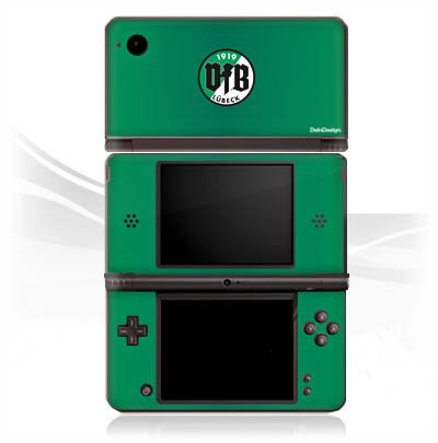 DeinDesign Skin kompatibel mit Nintendo DSi XL Folie Sticker VfB Lübeck Offizielles Lizenzprodukt Fußball