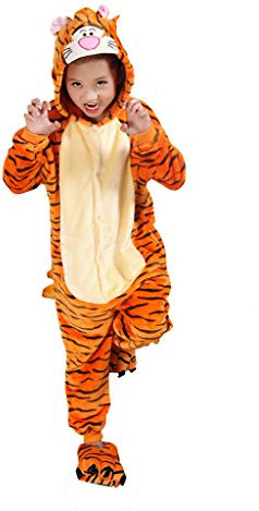 Auspicious beginning Tigger Kind Schlafanzüge Tier Cosplay Kostüm Baby-Body Sleepsuit Freizeitkleidung Kigurumi Pyjama
