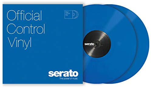 12 Serato Control Vinyl - Standard Colors - Blue (PAIR)