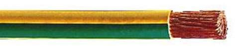 Cable de bobina 220 V unipolar 2.5 mm amarillo verde