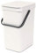 Brabantia 109942 Sort & Go Einbaubehälter, Plastik,Weiß,16L