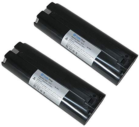 2x Hochleistungs Ni-MH Akku 7,2V / 3300mAh ersetzt Makita 7033, 7000, 7001, 7002, 632003-2, 192532-2, 632002-4, 193888-6, 191676-9, 191679-9, 192695-4 für 903D 3000DW 3700D 3700DW 60DWK 4000 4071D 4073D 4307D 4307DW