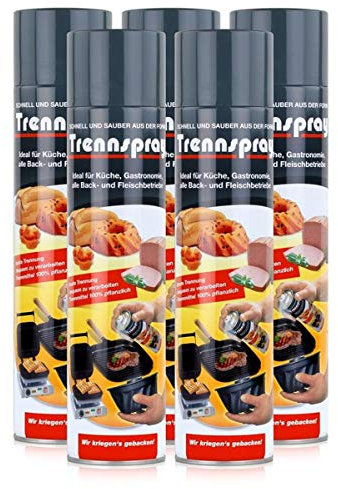 Boyens - Spray separatore Spray da 600 ml, confezione da 5 pezzi