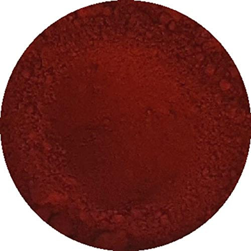 Mica-Kosmetikpulver, oxidrot, 3 g - 20 g, für Seifen, Lidschatten, Badekugeln