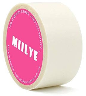Miilye Fashion Dress Tape, doppelseitiges Haut- und Kleidungsfreundliches Klebeband, um Kleidung an Ort und Stelle zu halten, 2,5 cm x 9 m