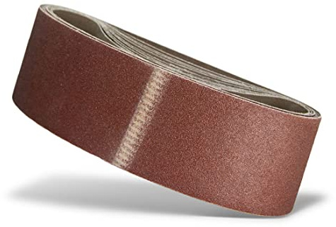 MENZER Red Schleifbänder 533 x 75 mm (10 Stk.) K60 | f. Handbandschleifer, Normalkorund