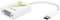 Techly 020423 Cavo Convertitore Adattatore da USB-C™ M a VGA F Bianco