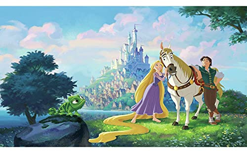 RoomMates Disney Princess Tangled Peel and Stick Wall Mural by RoomMates,JL1378M