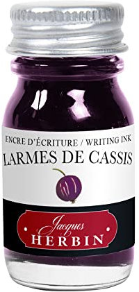J.Herbin 11578T Tinteflakon für Füller, 10 ml cassis