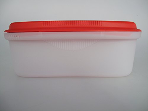 TUPPERWARE Mikrowelle Pasta-Meister 1,9 L Rot weiß Nudelkocher I57