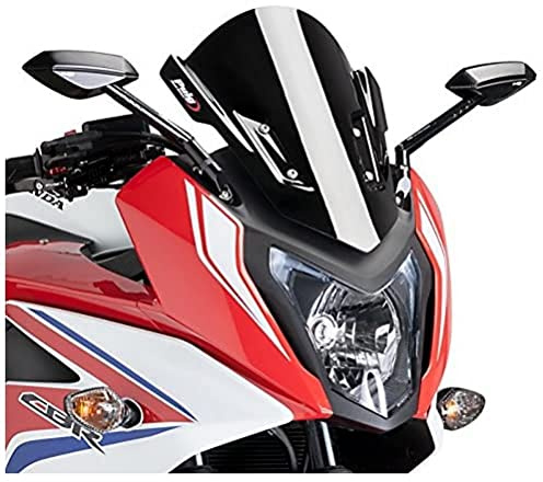 Puig 7003N Z-Racing Scheibe optimierte Aerodynamik, Schwarz