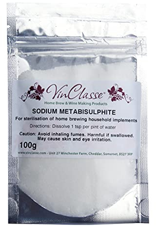 VinClasse Sodium Metabisulphite (e223) - 100g