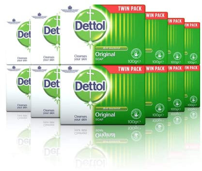 Dettol AntiBacterial Original Soap Bar 100 g (Pack of 6)