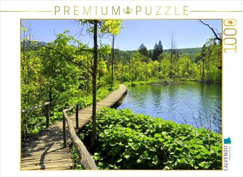 CALVENDO Puzzle EIN Motiv aus dem Kalender Die Plitvicer Seen | 1000 Teile Lege-Größe 64 x 48 cm Foto-Puzzle für glückliche Stunden