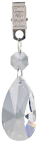d-c-fix Tischdeckenhalter - Tischtuch Klammer Beschwerer Halter Tisch Küche Esszimmer Wohnzimmer Garten Accesoires Dekoration Design- Kunststoff fester Halt - Halter Kristall 4 Stück