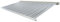 Mendler Elektrische Kassettenmarkise T122, Markise Vollkassette 4x3m - Polyester Grau/Weiß