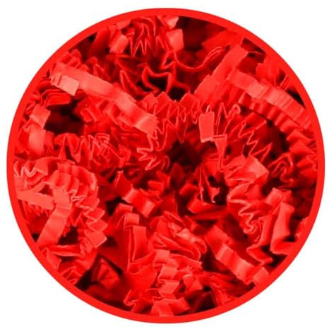 SizzlePak, Rot, 10 kg, Füllmaterial, Polstermaterial, Geschenkverpackung, 1 Karton