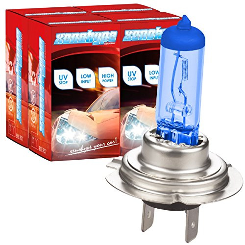 XENOHYPE 4x H7 Xenon Look Ultra Halogenlampe 12V 55 Watt PX26d