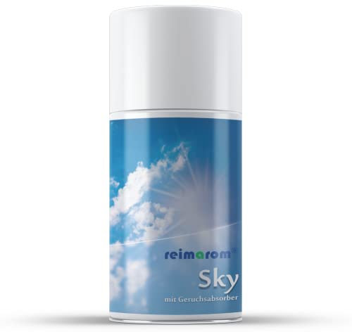 Duftspray Sky | Lufterfrischer für automatischen Duftspender oder zum manuellen Sprühen | Raumduft von REIMA | mit Geruchsabsorber | aromatisch sportlicher Duft