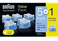 Braun Syncro Shaver Clean & Renew Refills 6 Pack