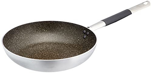 Pentole Agnelli ALSA111BINF28 Poêle Haute, Aluminium, Argent, 28 cm