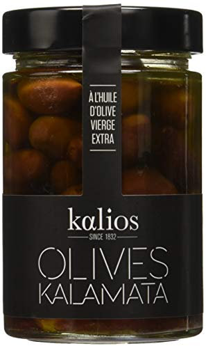 Kalios Kalamata Aceitunas en Aceite de Oliva Virgen Extra - 310 gr