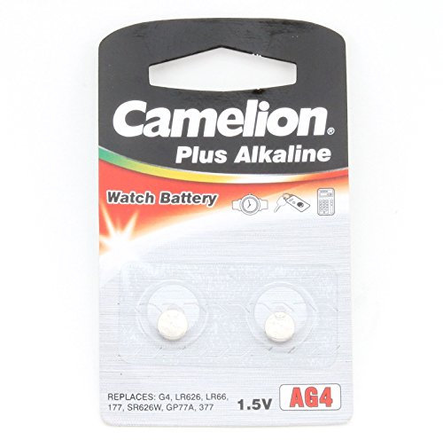 Camelion Premium Alkaline Uhrenbatterie AG4 / LR626 / 377 2er-Blister