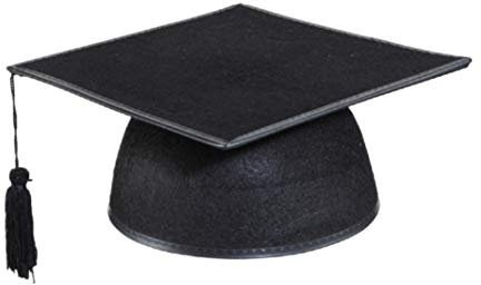 Generique - Diplomierten-Hut für Erwachsene