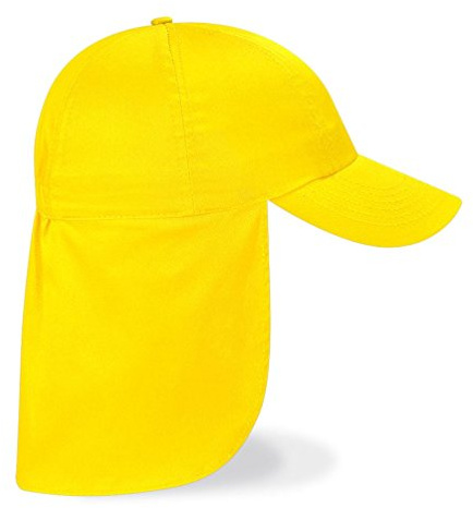 CHILDRENS LEGIONNAIRE HAT CAP 100% COTTON - 9 COLOURS (RED)