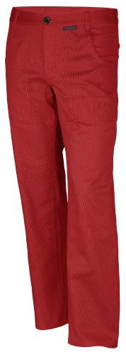 Latzhose QUALITEX 270, Rot, Größe 44