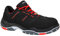 ELTEN Sicherheitsschuhe Motion Air ESD S1, Damen und Herren, Textil, Kunststoffkappe (Leichter als Stahlkappe), leicht, sportlich 40, Schwarz-Rot